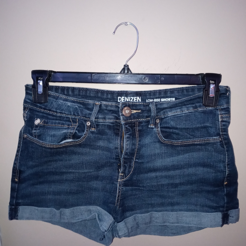 Blue jean shorts
